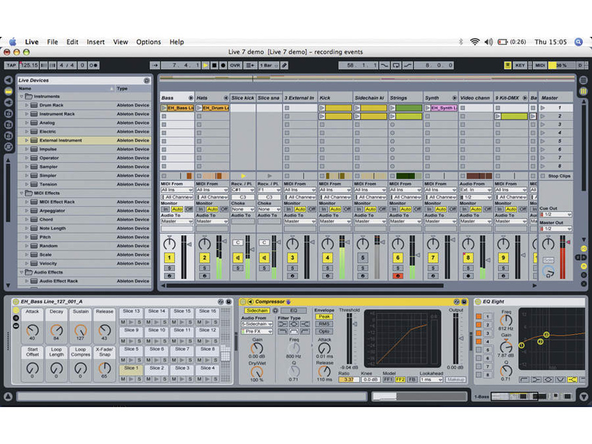 Sidechain compression can help to sort out problem frequencies.